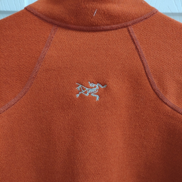 Arcteryx Arc'teryx Polartec Fleece Jacket Full Zip Made in Canada Orange men's L - Picture 3 of 13